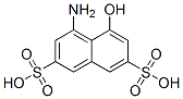 2,7-Naphthalenedisulfonic acid, 4-amino-5-hydroxy-, coupled with 4-amino-5-hydroxy-2-naphthalenesulfonic acid, diazotized 4-aminobenzenesulfonic acid and diazotized [1,1'-biphenyl]-4,4'-diamine Structure