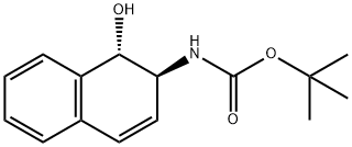 (1S,2S)-trans-2-(Boc-aMino)-1,2-dihydro-1-naphthol 구조식 이미지