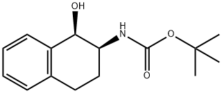 (1R,2S)-cis-2-(Boc-aMino)-1,2,3,4-tetrahydro-1-naphthol Structure