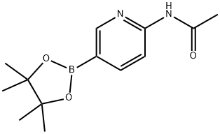 2-ACETAMIDOPYRIDINE-5-BORONIC ACID PINACOL ESTER, 97% 구조식 이미지