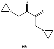 1,4-Bis(1-aziridinyl)-2,3-butanedione DihydrobroMide Structure