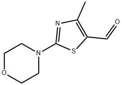 4-METHYL-2-MORPHOLIN-4-YL-1,3-THIAZOLE-5-CARBALDEHYDE Structure