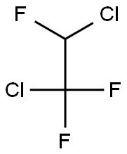 DICHLORO-1,1,2-TRIFLUOROETHANE Structure