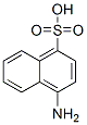 1-Naphthalenesulfonic acid, 4-amino-, diazotized, coupled with diazotized aniline and resorcinol  Structure