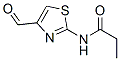 Propanamide,  N-(4-formyl-2-thiazolyl)- Structure