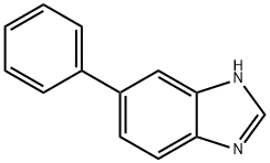 1H-벤즈이미다졸,6-페닐-(9CI) 구조식 이미지