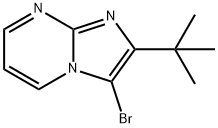 3-브로모-2-TERT-부틸-이미다조[1,2-A]피리미딘 구조식 이미지