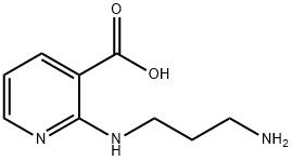 2-(3-아미노-프로필아미노)-니코틴산 구조식 이미지