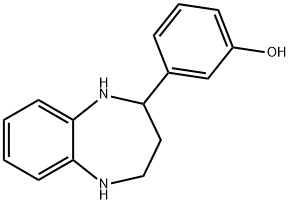 3-(2,3,4,5-TETRAHYDRO-1H-BENZO[B][1,4]DIAZEPIN-2-YL)-PHENOL Structure