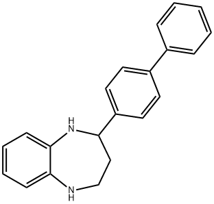 2-BIPHENYL-4-YL-2,3,4,5-TETRAHYDRO-1H-BENZO[B][1,4]DIAZEPINE Structure