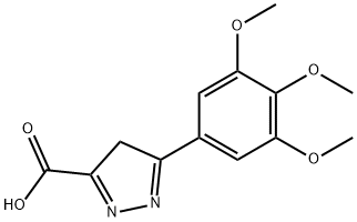 5-(3,4,5-트리메톡시-페닐)-4H-피라졸-3-카르복실산 구조식 이미지
