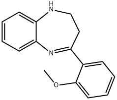 4-(2-METHOXY-PHENYL)-2,3-DIHYDRO-1H-BENZO[B][1,4]DIAZEPINE 구조식 이미지
