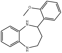 2-(2-METHOXY-PHENYL)-2,3,4,5-TETRAHYDRO-1H-BENZO[B][1,4]DIAZEPINE Structure