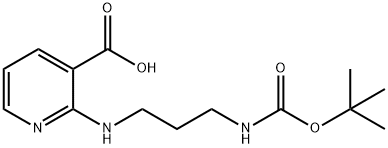 2-(3-TERT-BUTOXYCARBONYLAMINO-PROPYLAMINO)-NICOTINIC ACID Structure