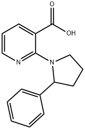 2-(2-PHENYL-PYRROLIDIN-1-YL)-NICOTINIC ACID 구조식 이미지