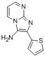 2-티오펜-2-YL-이미다조[1,2-A]피리미딘-3-일라민 구조식 이미지