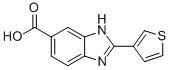 2-THIOPHEN-3-YL-3H-BENZOIMIDAZOLE-5-CARBOXYLIC ACID Structure