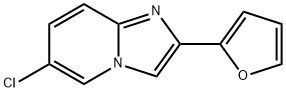 6-CHLORO-2-FURAN-2-YL-IMIDAZO[1,2-A]PYRIDINE Structure