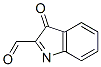 3H-Indole-2-carboxaldehyde, 3-oxo- (7CI) Structure