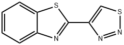 Benzothiazole, 2-(1,2,3-thiadiazol-4-yl)- (7CI) Structure