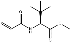 L-VALINE, 3-METHYL-N-(1-OXO-2-PROPEN-1-YL)-, METHYL ESTER Structure