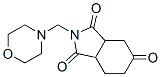 1H-Isoindole-1,3,5(2H,4H)-trione,  tetrahydro-2-(4-morpholinylmethyl)- 구조식 이미지