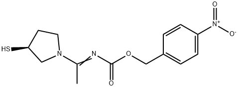 90505-36-5 (S)-[1-(3-Mercapto-1-pyrrolidinyl)ethylidene]carbamic acid (4-nitrophenyl)methyl ester