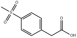 4-Methylsulphonylphenylacetic acid Structure