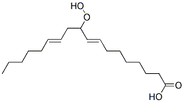 10-hydroperoxy-8,12-octadecadienoic acid Structure