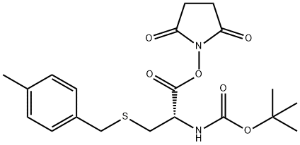 BOC-D-CYS(MBZL)-OSU Structure