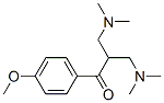 3-dimethylamino-2-dimethylaminomethyl-1-(4-methoxyphenyl)-1-propanone 구조식 이미지
