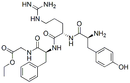 tyrosyl-arginyl-phenylalanyl-glycine ethyl ester Structure