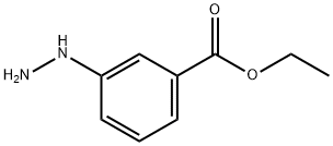 3-HYDRAZINO-BENZOIC ACID ETHYL ESTER 구조식 이미지