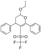 2-ETHOXY-4,6-DIPHENYL-5-(TRIFLUOROMETHYLSULFONYL)-3,4-DIHYDRO-2H-PYRAN Structure