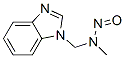 Benzimidazole, 1-[(methylnitrosamino)methyl]- (7CI) Structure