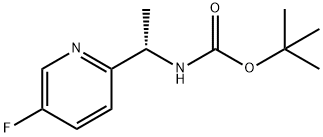 (S)-tert-butyl 1-(5-fluoropyridin-2-yl)ethylcarbaMate Structure