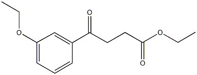 에틸4-(3-에톡시페닐)-4-옥소부타노에이트 구조식 이미지