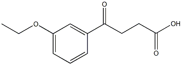 4-(3-에톡시페닐)-4-옥소부티르산 구조식 이미지