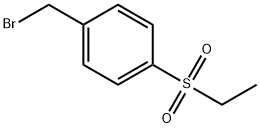 1-(Bromomethyl)-4-(ethylsulfonyl)benzene 구조식 이미지