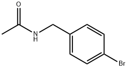 아세타미드,N-[(4-브로모페닐)메틸]- 구조식 이미지