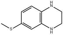 Quinoxaline, 1,2,3,4-tetrahydro-6-(methylthio)- (7CI) Structure