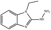 2H-Benzimidazol-2-one,1-ethyl-1,3-dihydro-,hydrazone(9CI) 구조식 이미지