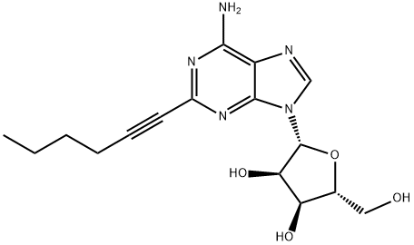 2-hexynyladenosine Structure