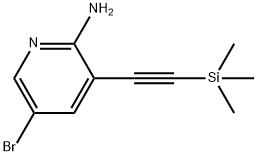 905966-34-9 5-BROMO-3-((TRIMETHYLSILYL)ETHYNYL)PYRIDIN-2-AMINE