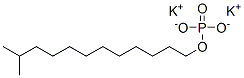 Phosphoric acid, isotridecyl ester, potassium salt  Structure