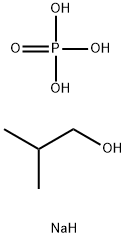 Phosphoric acid, 2-methylpropyl ester, sodium salt  Structure