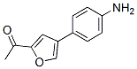 Ethanone, 1-[4-(4-aminophenyl)-2-furanyl]- (9CI) 구조식 이미지