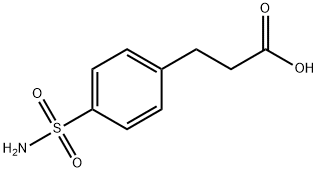 3-(4-SULFAMOYL-PHENYL)-PROPIONIC ACID 구조식 이미지