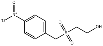 Ethanol, 2-[[(4-nitrophenyl)methyl]sulfonyl]- 구조식 이미지