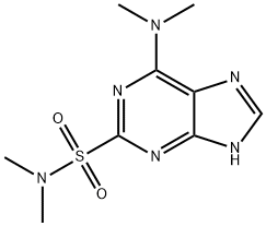 6-DIMETHYLAMINO-9H-PURINE-2-SULFONIC ACID DIMETHYLAMIDE Structure